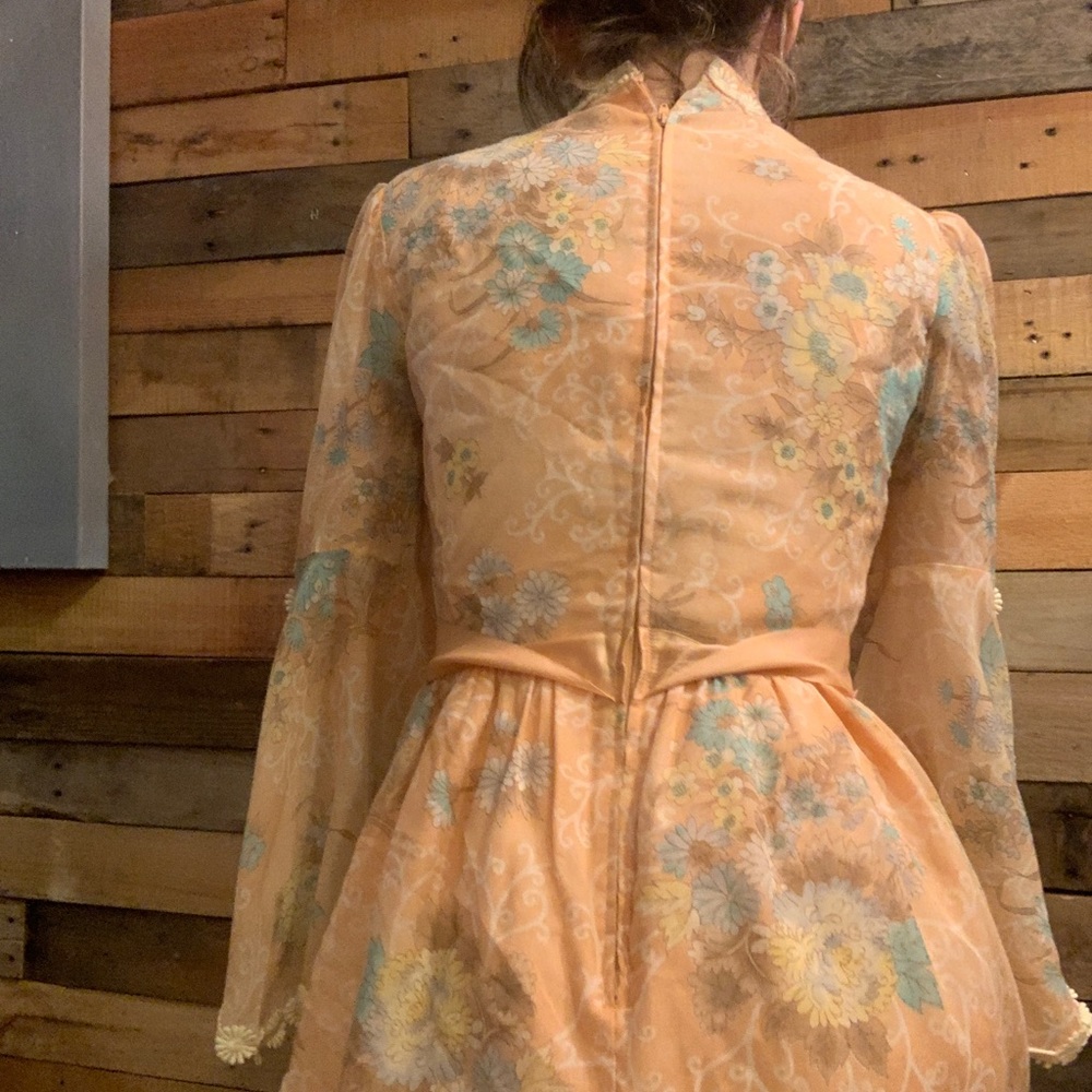 ✖️Vintage Daisy 70s Dress Longsleeve - Picture 10 of 13